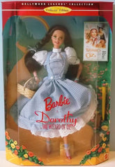 Mattel Hollywood Legends Collection, Collector Edition, 1995 Barbie Dorothy in The Wizard of Oz in Box, Never been Opened, Doll Stand and Hairbrush Included, Toto in Basket, Beautiful Art Work 12701